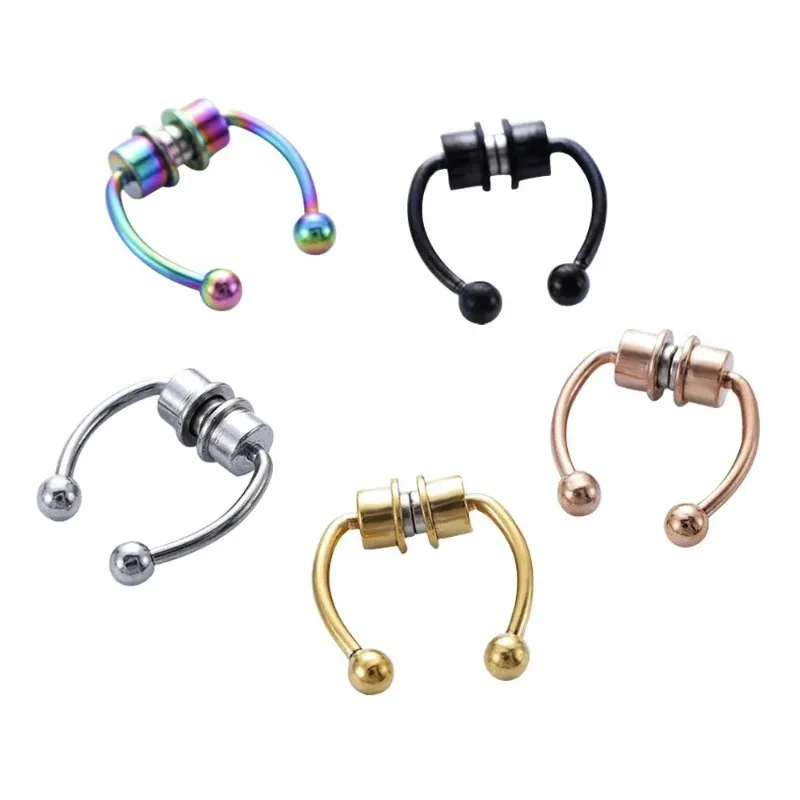 Body Jewelry Septum - 1/2/3 stuks nep magnetische neusringen, nep-piercing