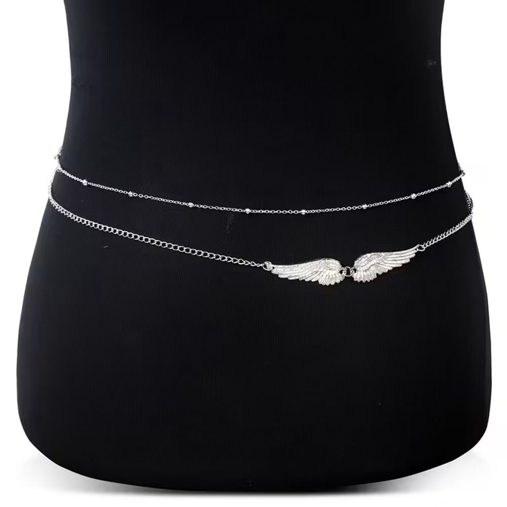 Body Jewelry Waist Chains - Elegante dubbele laag vleugels body chain