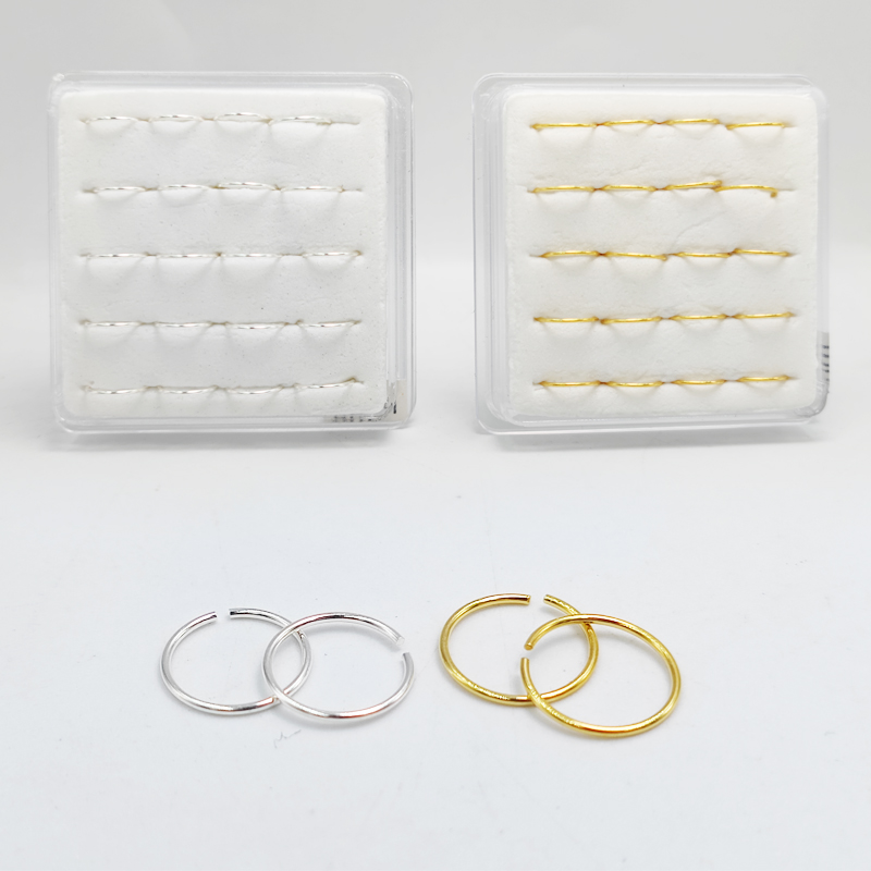 Body Jewelry Septum - 925 Sterling Zilveren Neus Ring Hoepel