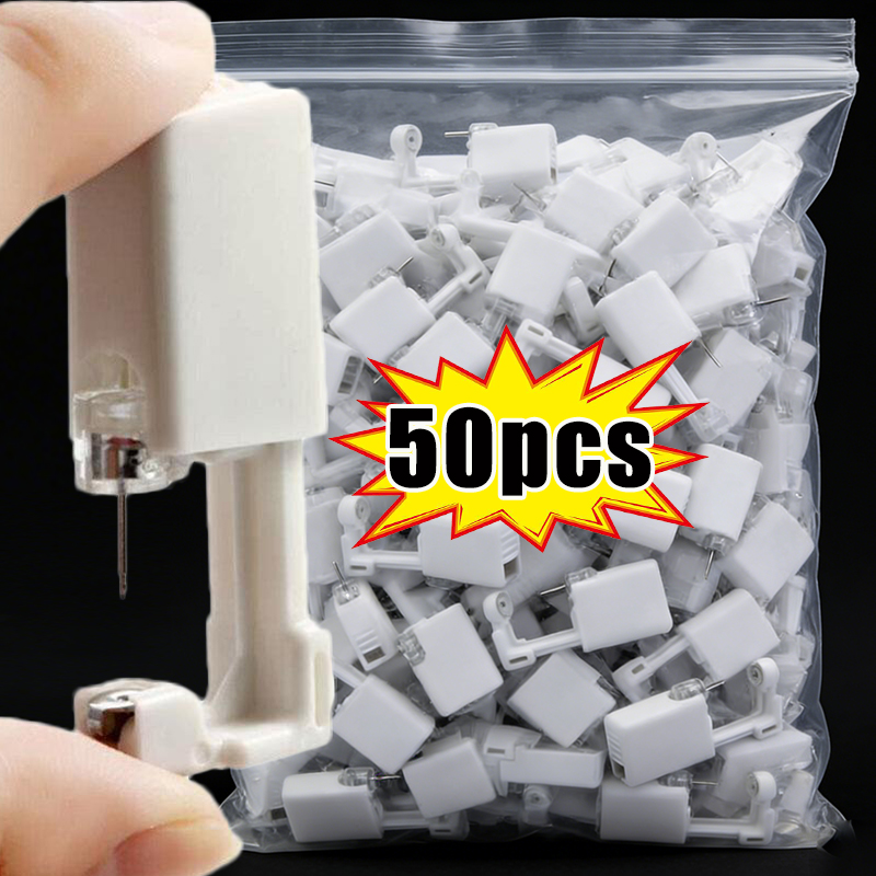 Body Jewelry Factory - 50 stuks witte veiligheidsoor piercing pistool