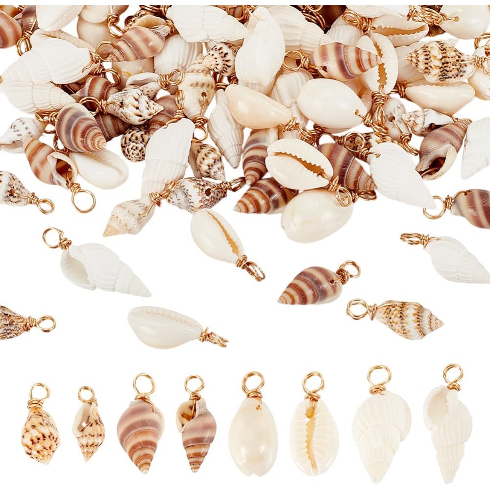 Body Jewelry Beach - 100 stks 4 Stijlen Natuurlijke Shell