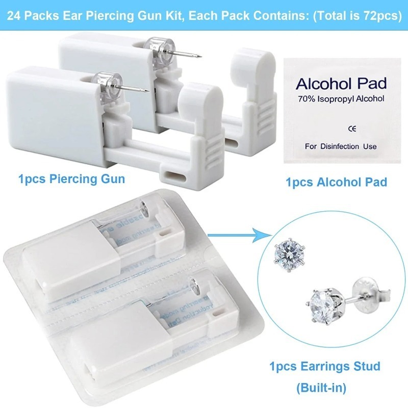 1/50 Stuks Oor Piercing Gun We - Body Jewelry Factory recensie en prijs