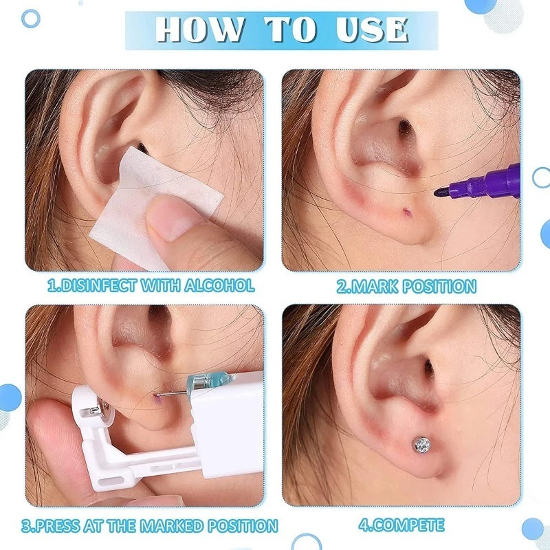 1/50 Stuks Oor Piercing Gun We - Body Jewelry Factory recensie en prijs
