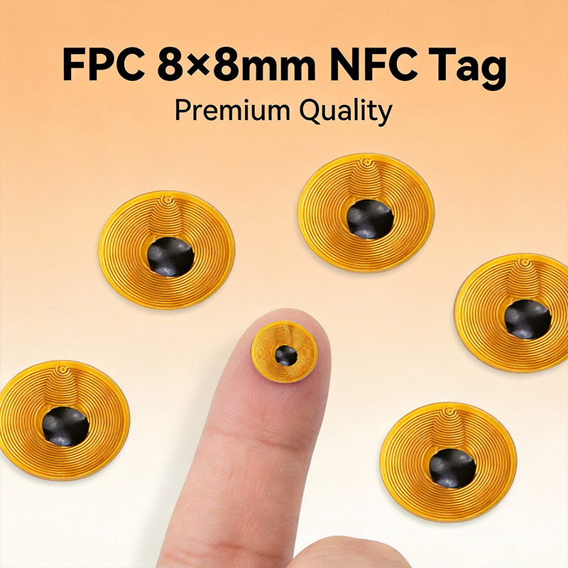 8mm Ronde FPC NFC Tag NTAG213  - Body Jewelry Websites recensie en prijs