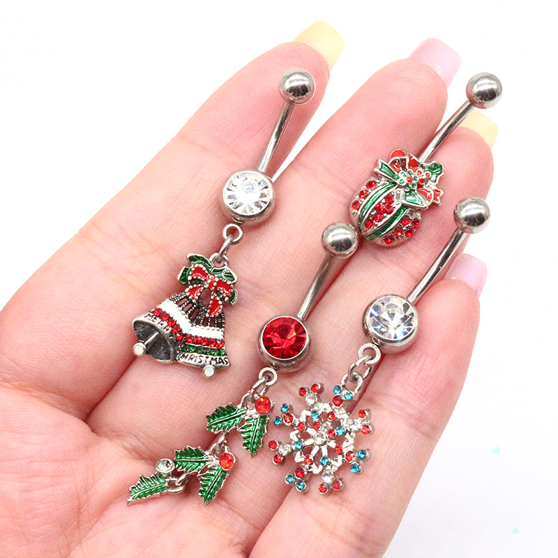 Kerstserie Navelring voor vrou - Body Jewelry Factory recensie en prijs