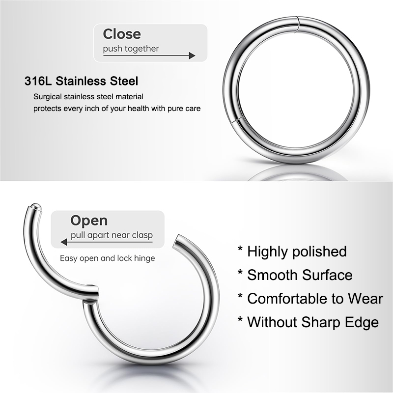 16G 316L Chirurgisch staal Sch - Body Jewelry Septum recensie en prijs