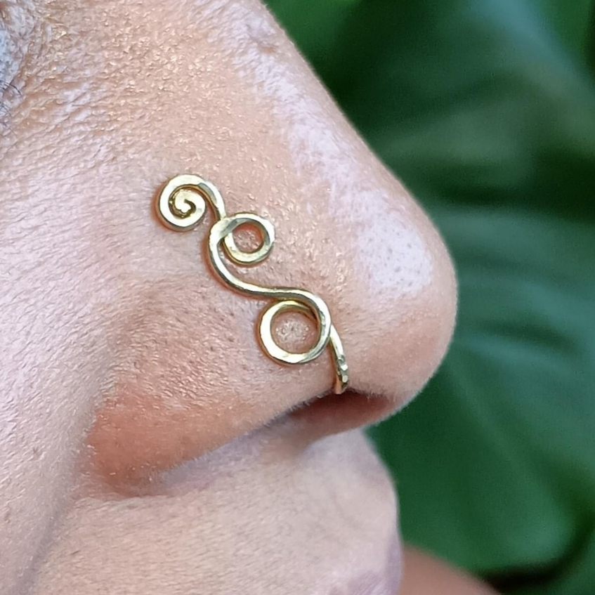 Faux Piercing Ring 14K Gold Fi - Body Jewelry Septum recensie en prijs
