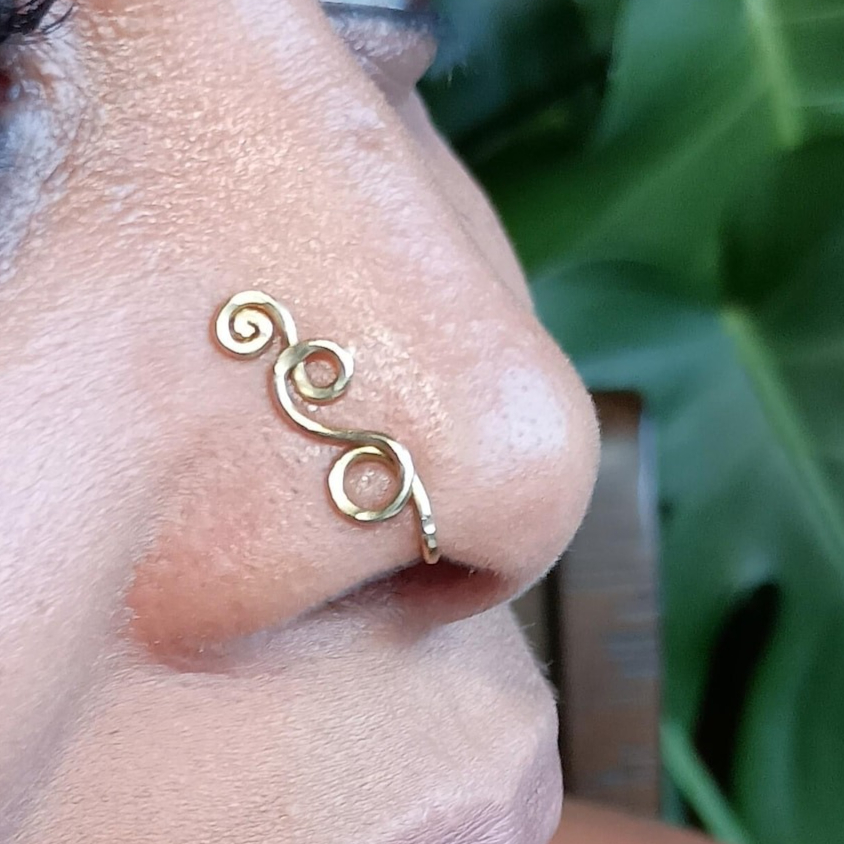 Faux Piercing Ring 14K Gold Fi - Body Jewelry Septum recensie en prijs