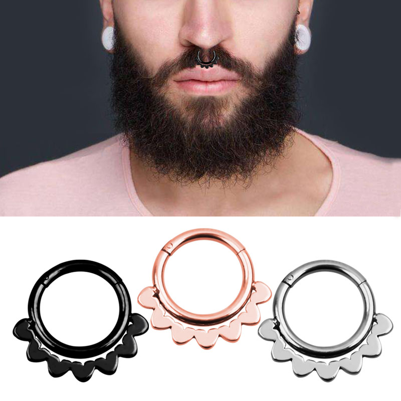 1PC Punk Stijl Neusring Clicke - Body Jewelry Septum recensie en prijs
