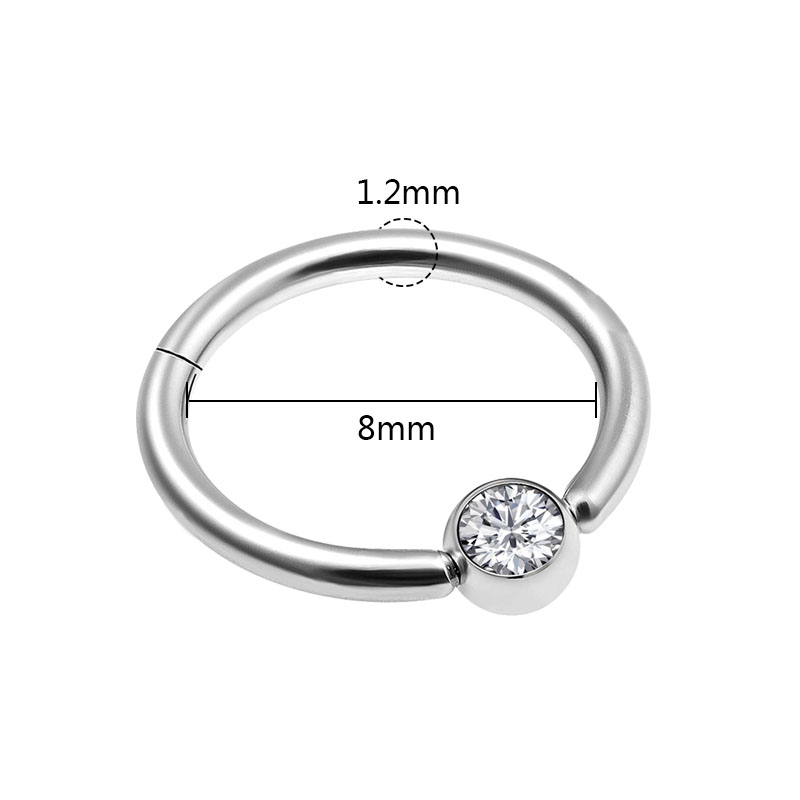 1PC Punk Stijl Neusring Clicke - Body Jewelry Septum recensie en prijs