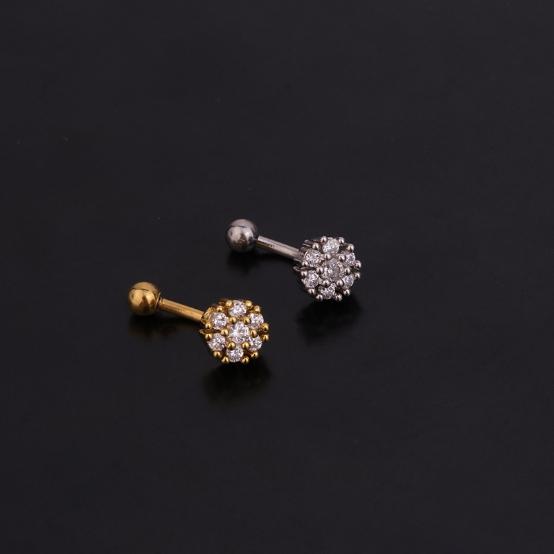 1Pc 1.2x8mm Wenkbrauw Daith Kn - Rook Curved Barbell recensie en prijs