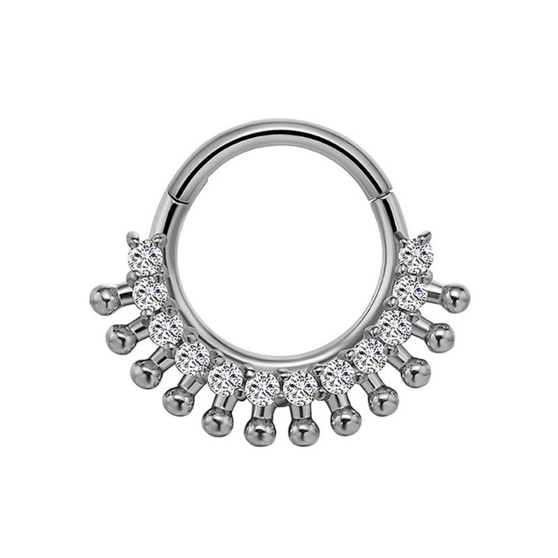 31BB kristallen neus oorkraakb - Body Jewelry Septum recensie en prijs