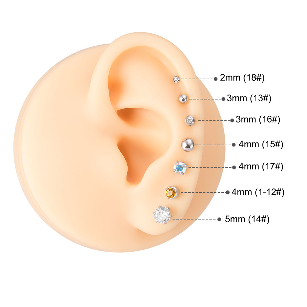 1 eenheid wegwerp steriele oor - Body Jewelry Factory recensie en prijs