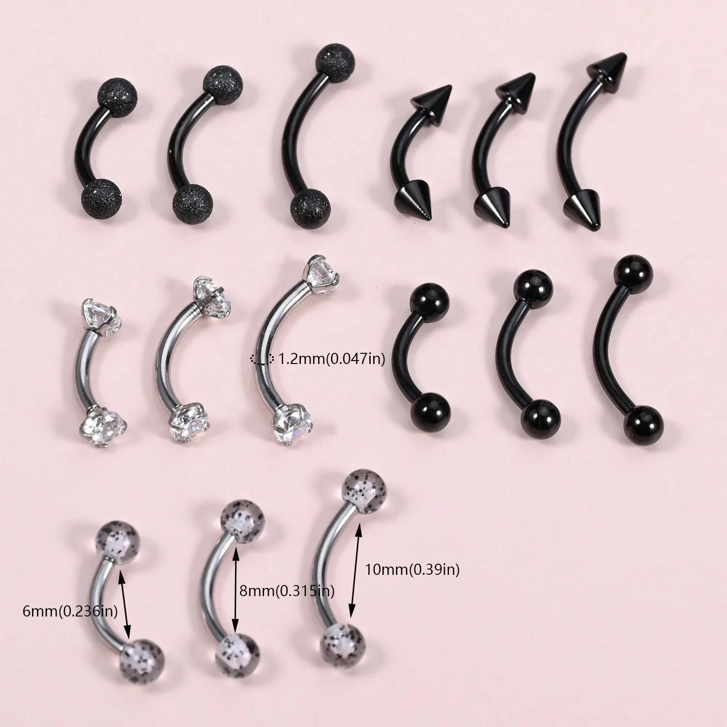 15 stuks 16g Rook Piercing Sie - Rook Curved Barbell recensie en prijs