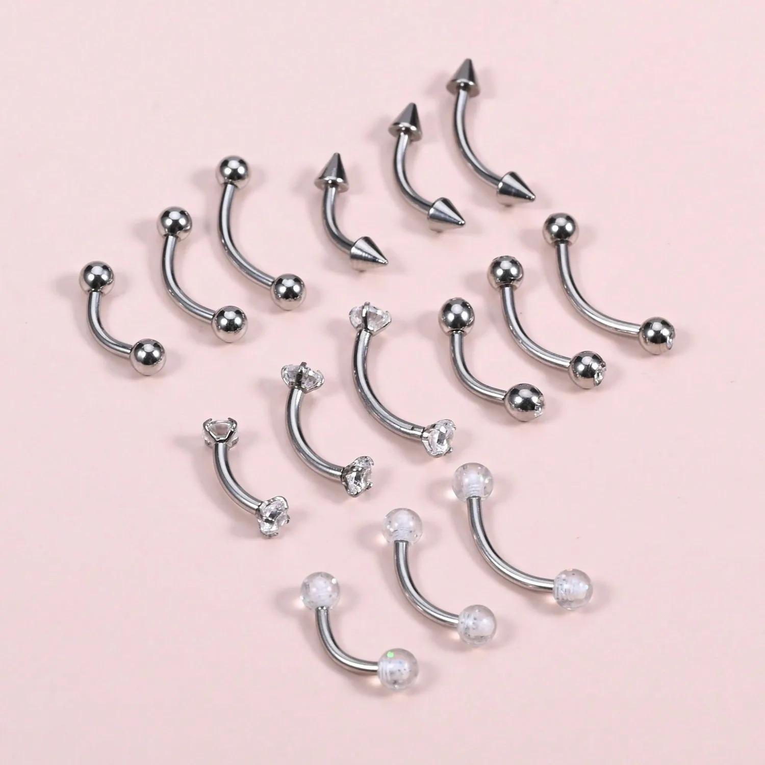 15 stuks 16g Rook Piercing Sie - Rook Curved Barbell recensie en prijs