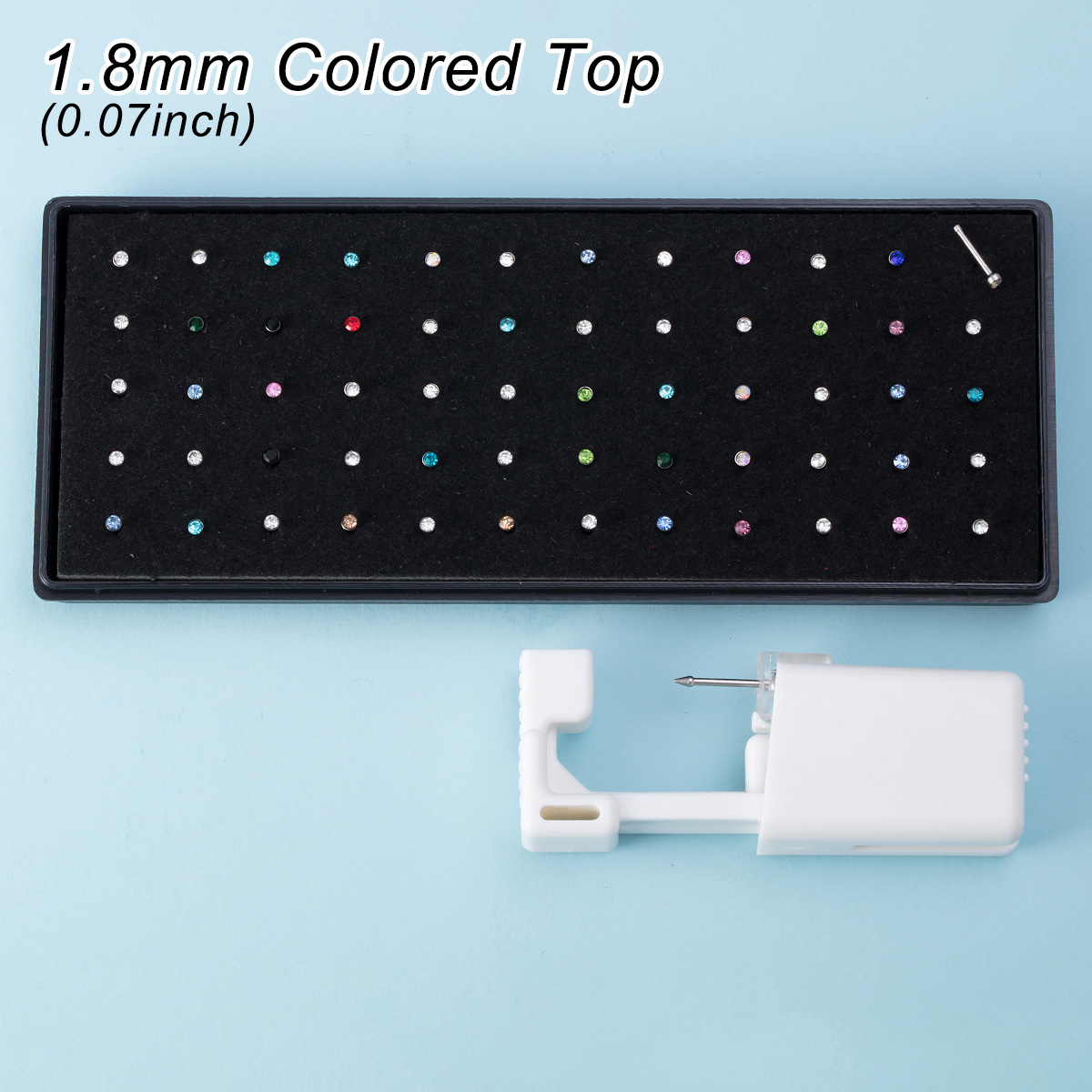 61 STKS Neus Piercing Kit Incl - Body Jewelry Factory recensie en prijs