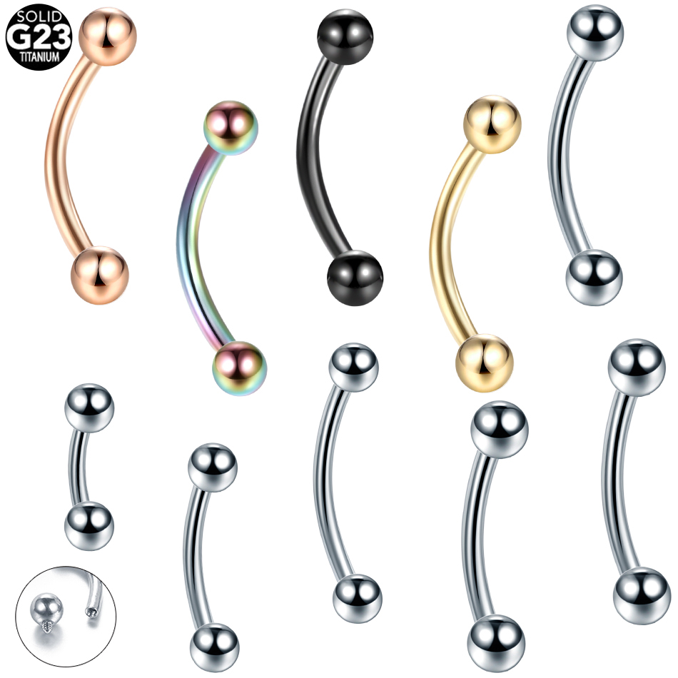10 stks/partij G23 Titanium We - Rook Curved Barbell recensie en prijs