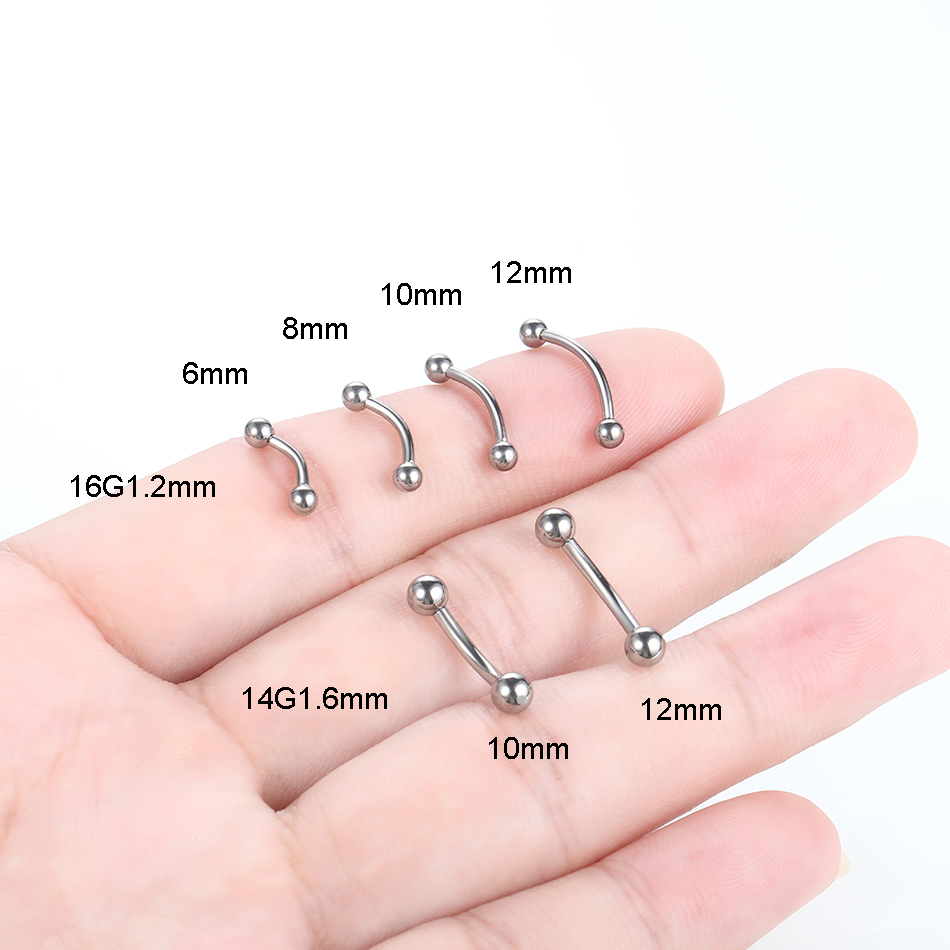 10 stks/partij G23 Titanium We - Rook Curved Barbell recensie en prijs