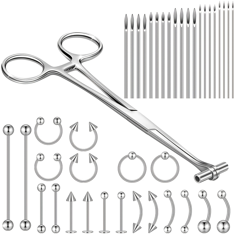 41 stks Body Piercing Tool Kit - Body Jewelry Septum recensie en prijs