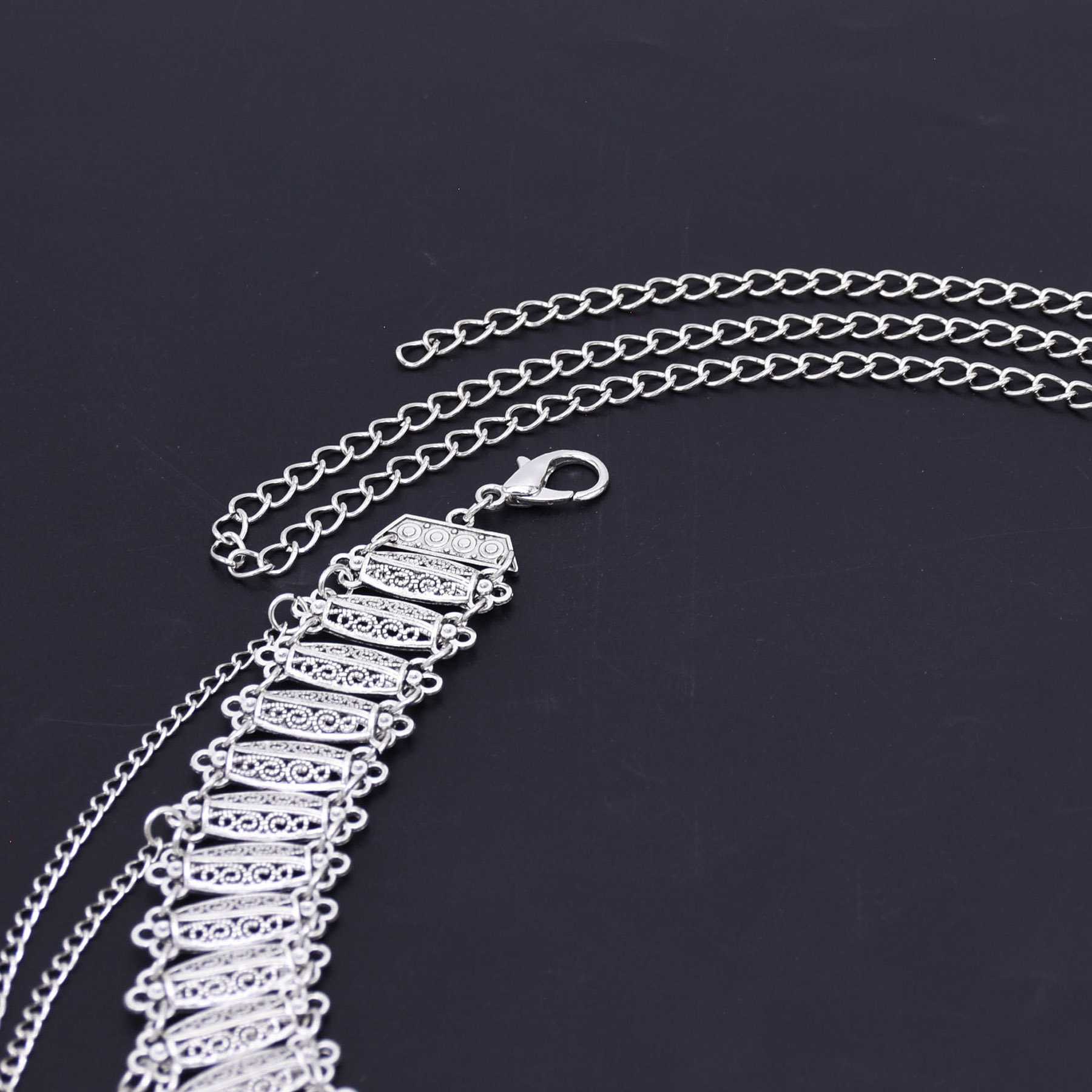 Niche Retro Design Zilver Gesn - Body Jewelry Waist Chains recensie en prijs