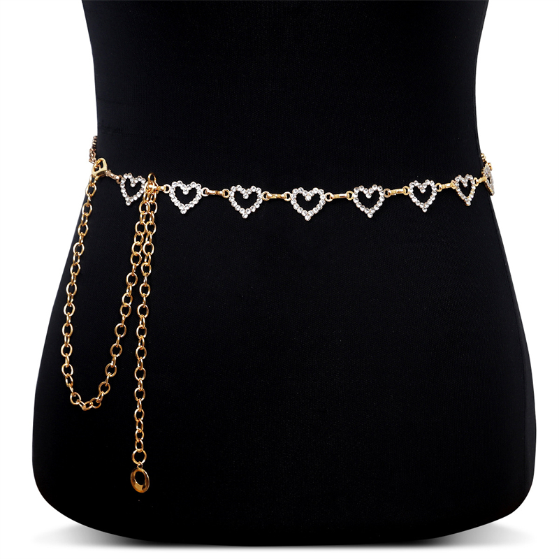 Modeketting met strass hartjes - Body Jewelry Sale recensie en prijs