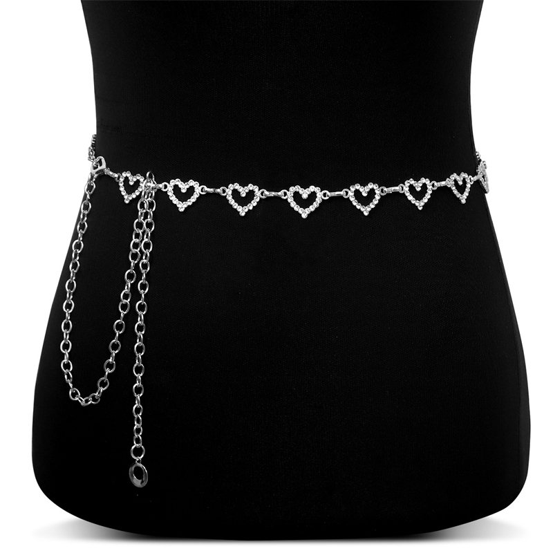 Modeketting met strass hartjes - Body Jewelry Sale recensie en prijs