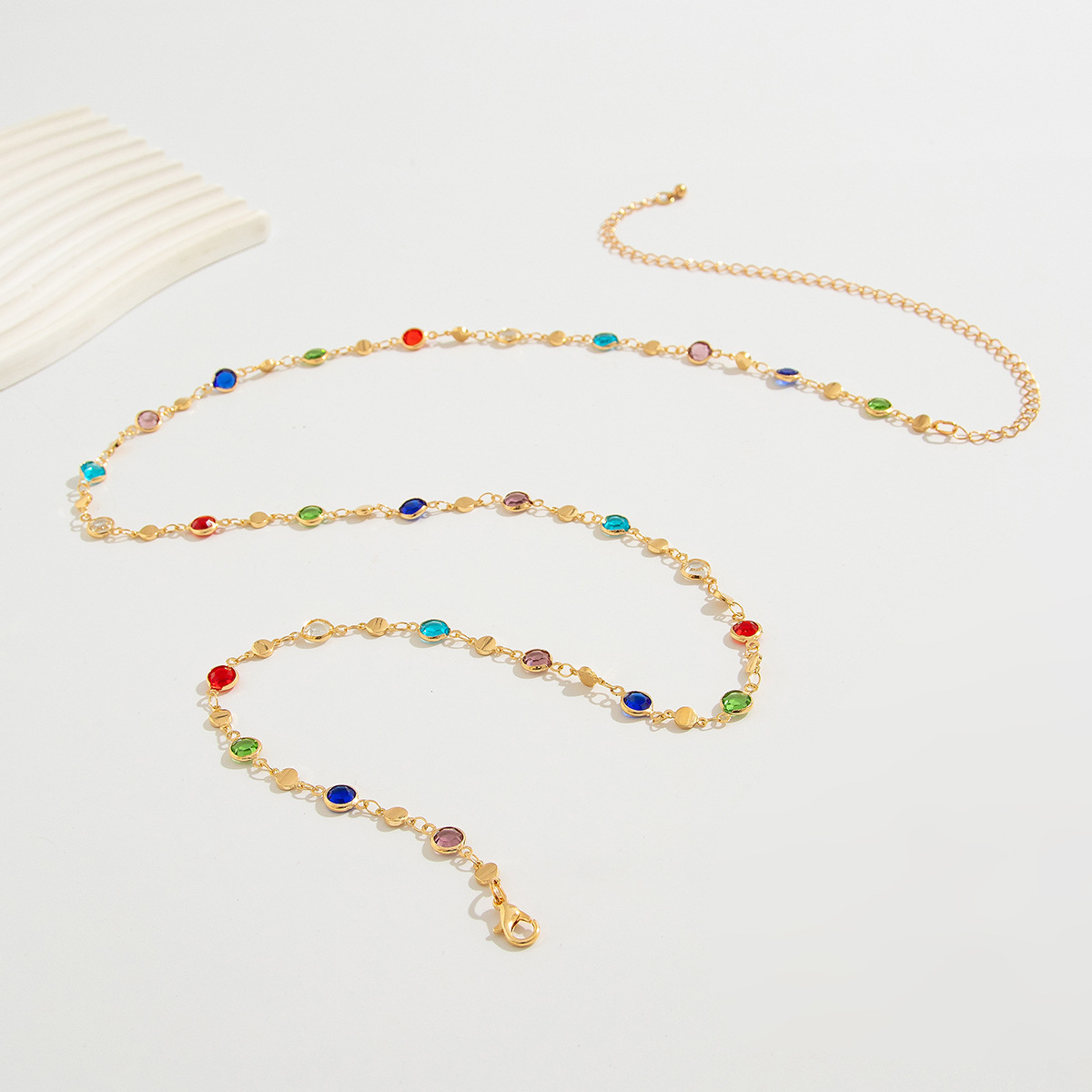 Eenvoudige kleurrijke geometri - Body Jewelry Sale recensie en prijs