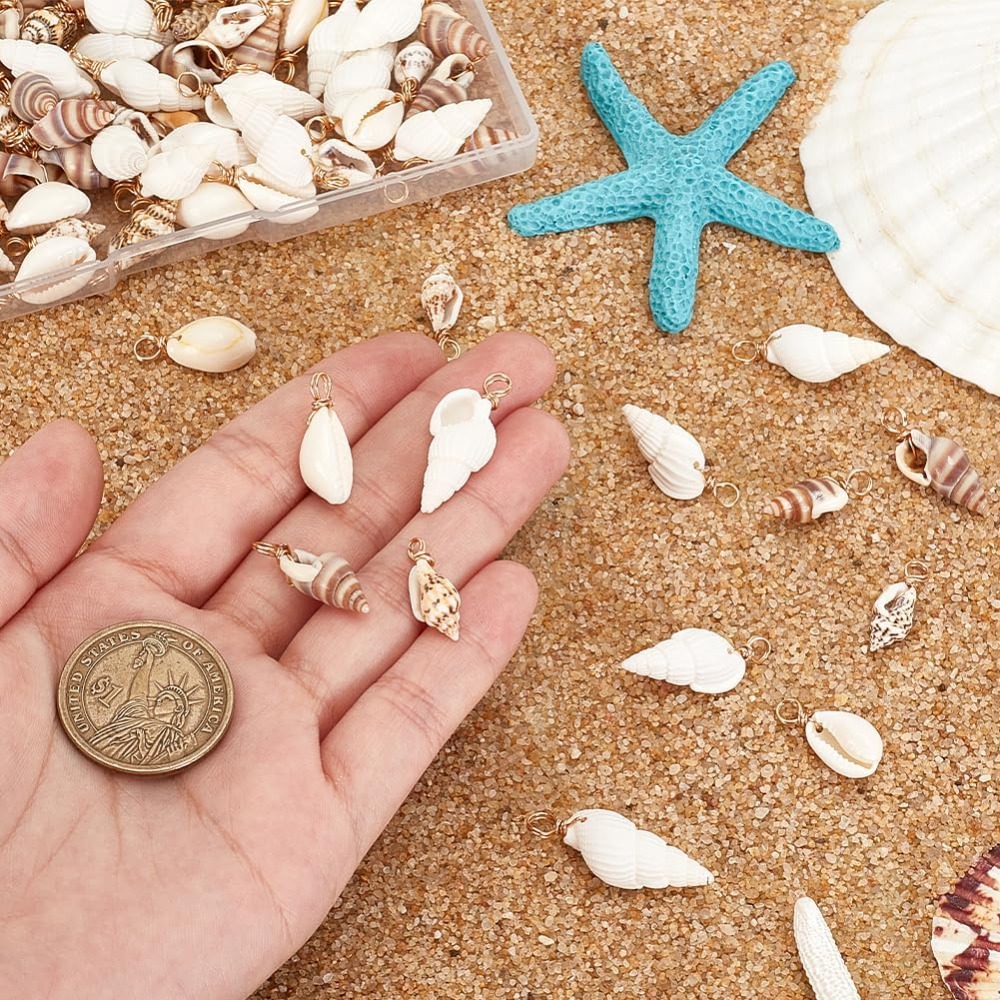 100 stks 4 Stijlen Natuurlijke - Body Jewelry Beach recensie en prijs