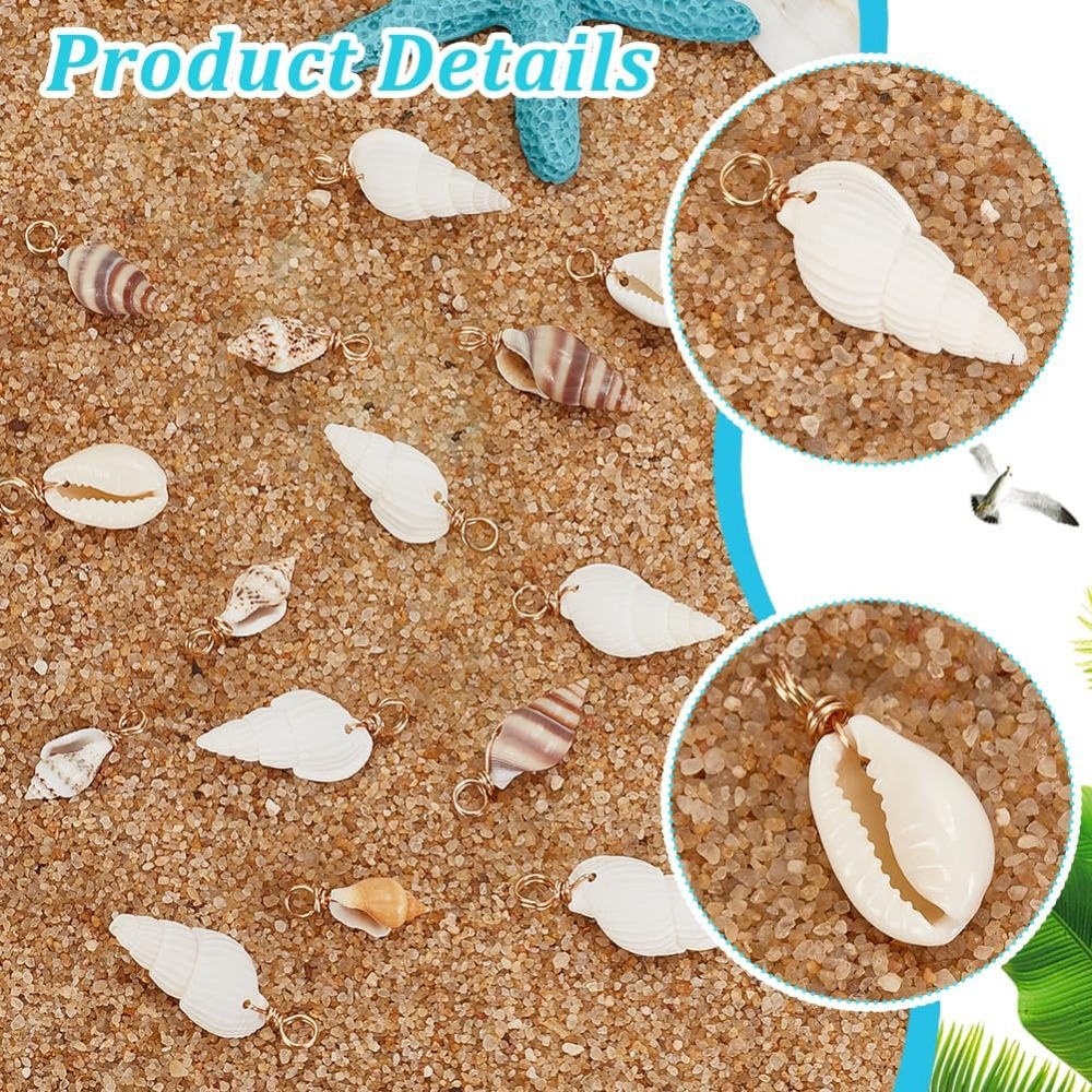 100 stks 4 Stijlen Natuurlijke - Body Jewelry Beach recensie en prijs