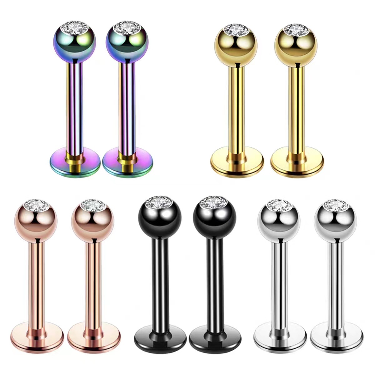 16G Chirurgisch staal bal top  - Body Jewelry Septum recensie en prijs