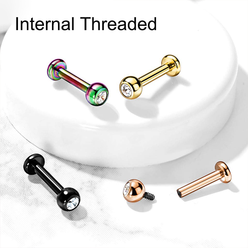 16G Chirurgisch staal bal top  - Body Jewelry Septum recensie en prijs