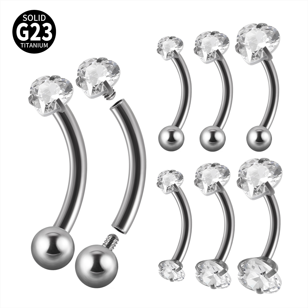1Pc G23 Titanium Wenkbrauw Bar - Rook Curved Barbell recensie en prijs