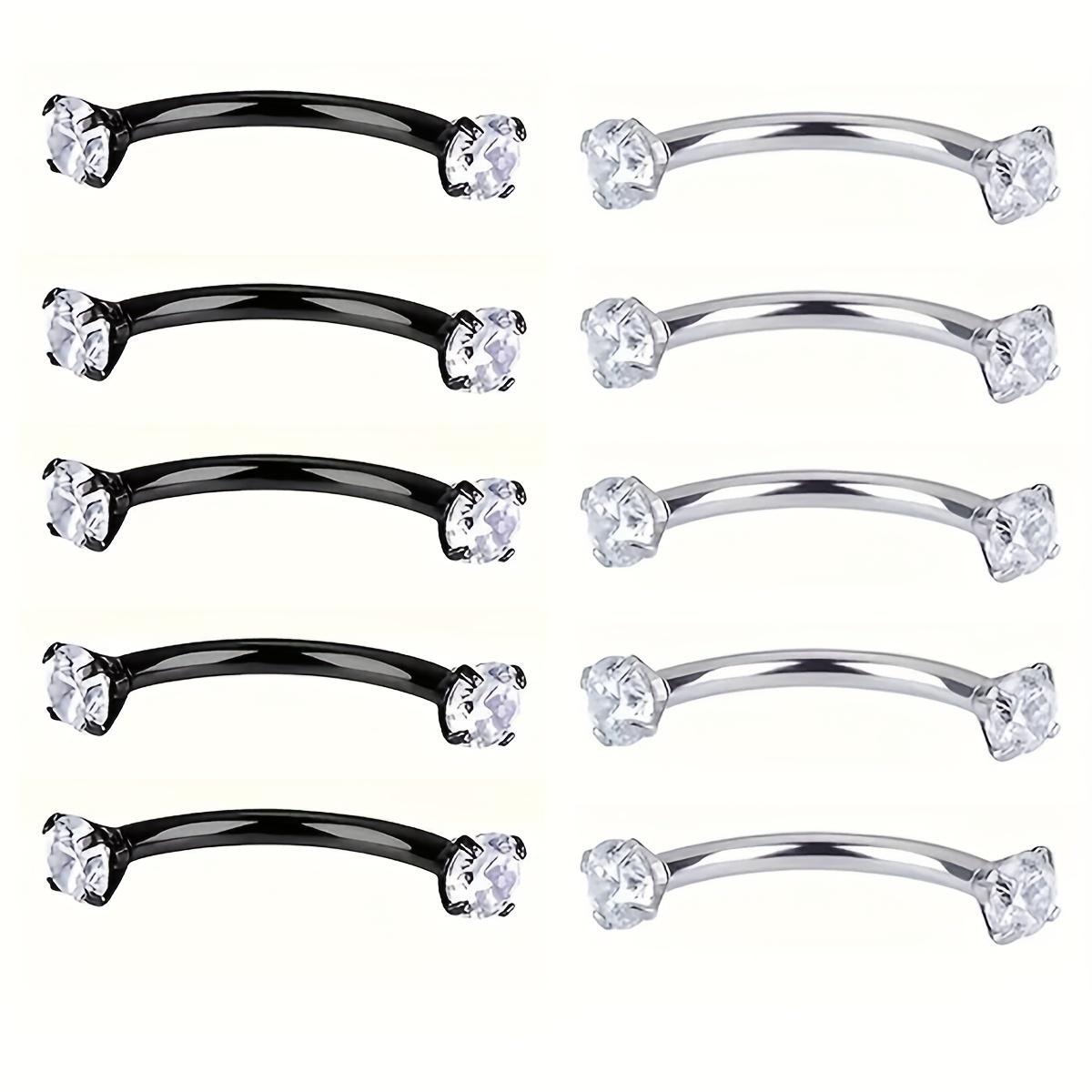 5pcs 16G roestvrij staal wenkb - Rook Curved Barbell recensie en prijs