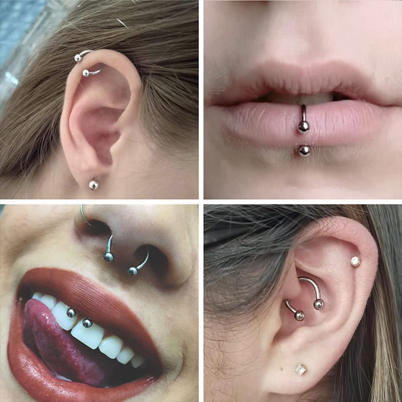 5 stks/partij Rvs 18G Hoefijze - Body Jewelry Septum recensie en prijs