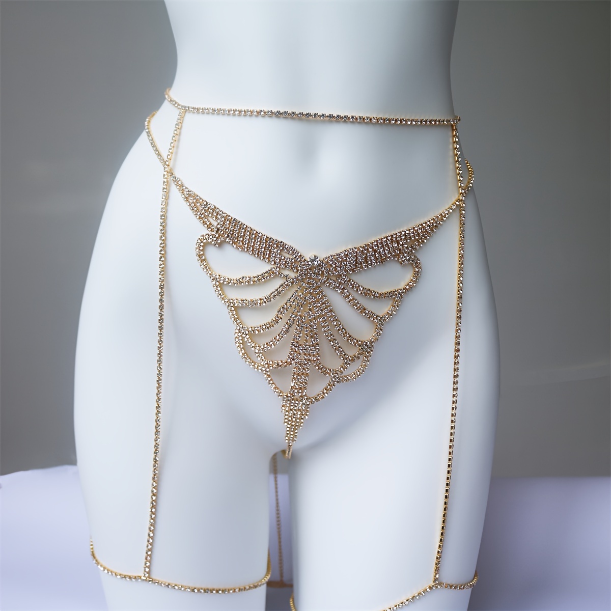 Meerlaagse Strass Sprankelende - Body Jewelry Waist Chains recensie en prijs