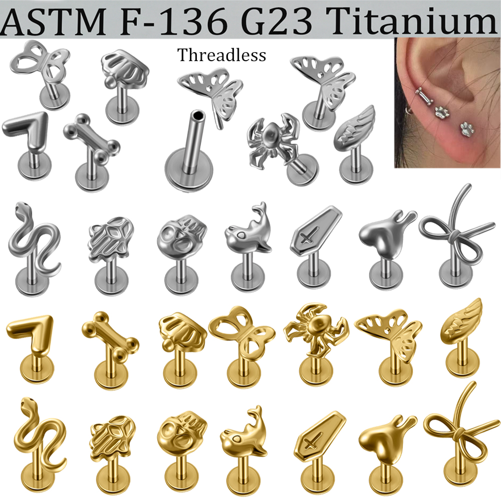 2/1 Stuks G23 Solid Titanium T - Body Jewelry Etc recensie en prijs