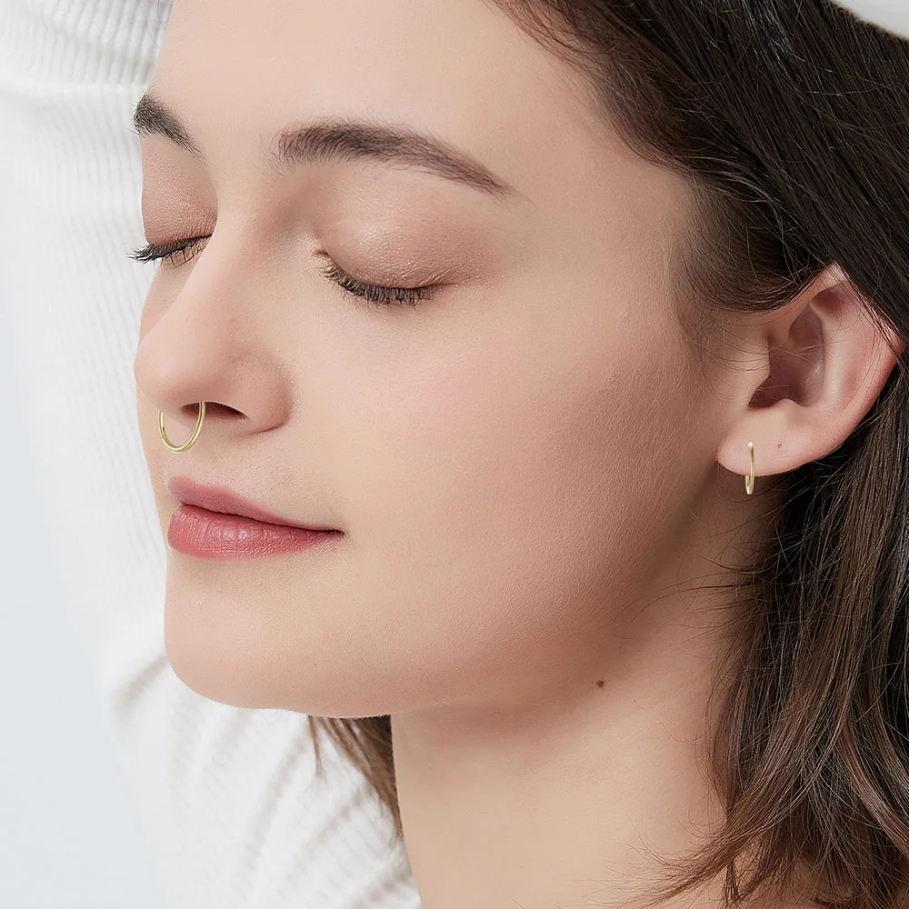 2/6PCS Naadloze 316L Rvs Neusr - Body Jewelry Septum recensie en prijs