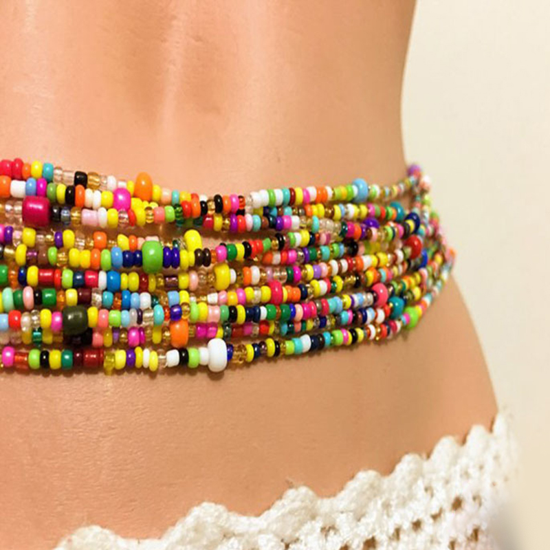 Vrouwen Gelaagde Kralen Buik K - Body Jewelry Beach recensie en prijs