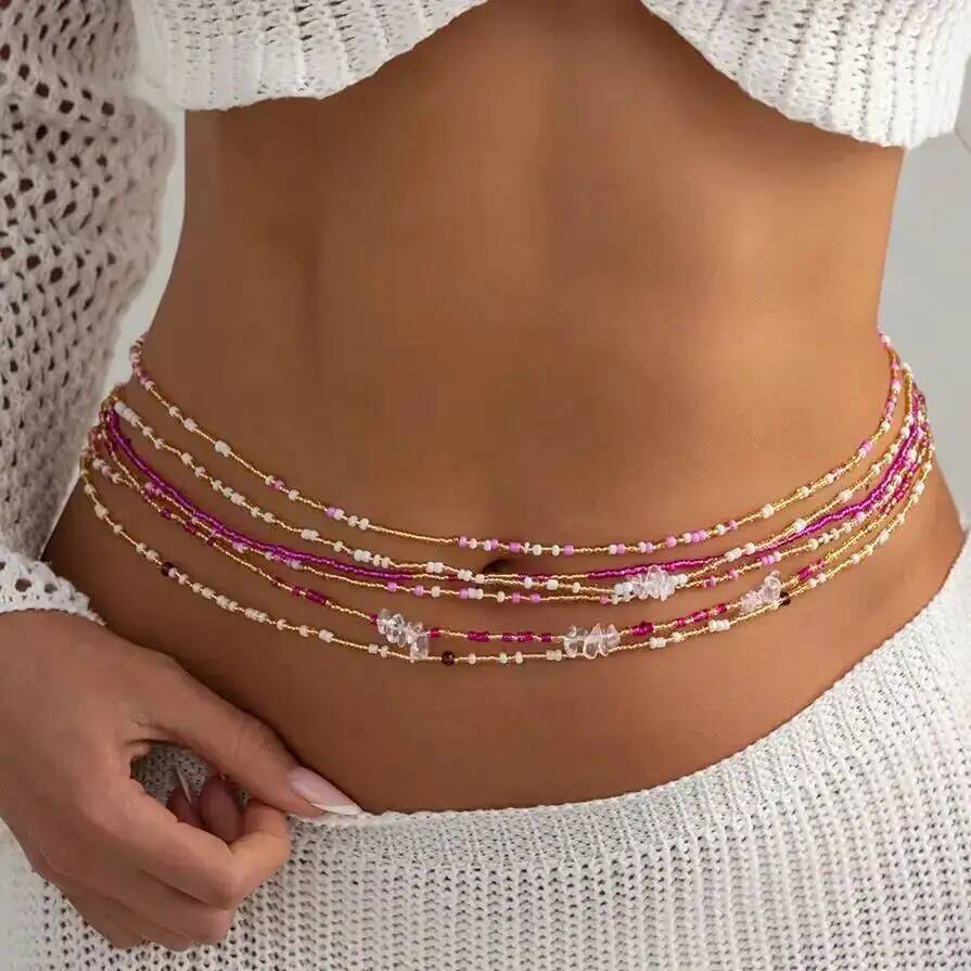 SHIXIN 6-delige set Boho kleur - Body Jewelry Waist Chains recensie en prijs